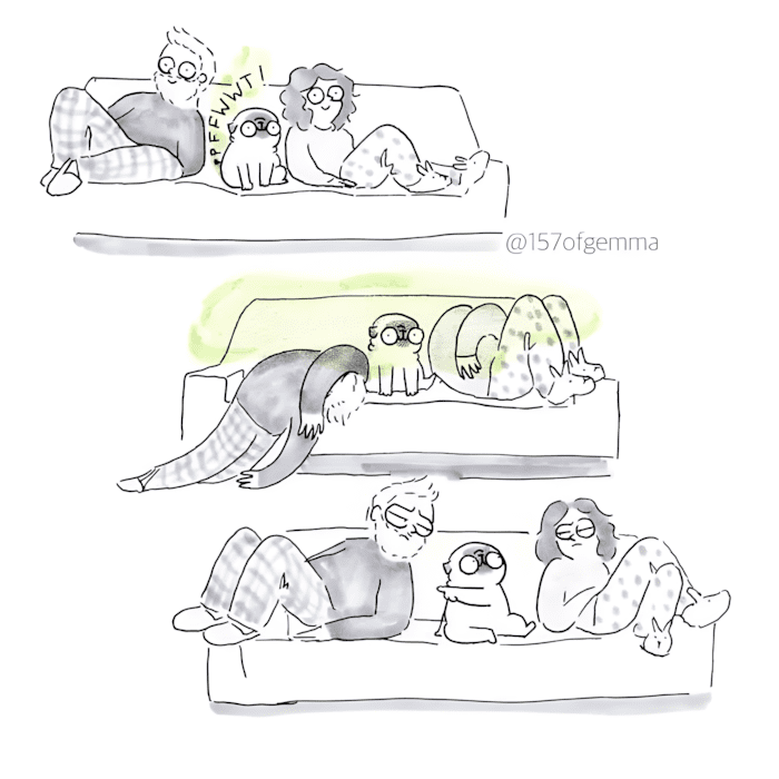 16 jopofa illusztracio ami tokeletesen bemutatja hogy milyen az elet egy mopsszal12.jpg