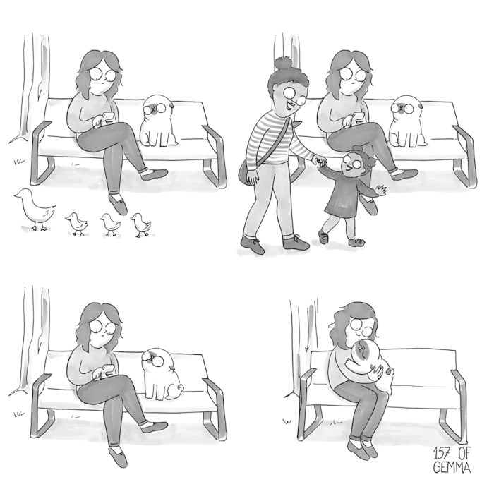 16 jopofa illusztracio ami tokeletesen bemutatja hogy milyen az elet egy mopsszal15.jpg