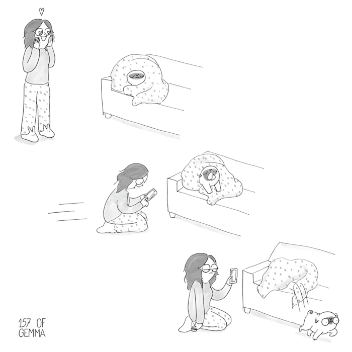 16 jopofa illusztracio ami tokeletesen bemutatja hogy milyen az elet egy mopsszal7.jpg