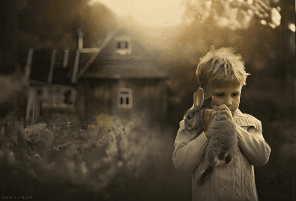 Anyuka varazslatos kepeket keszitett gyermekeirol es az allatokrol10