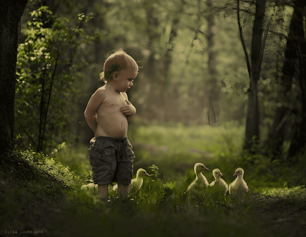 Anyuka varazslatos kepeket keszitett gyermekeirol es az allatokrol13