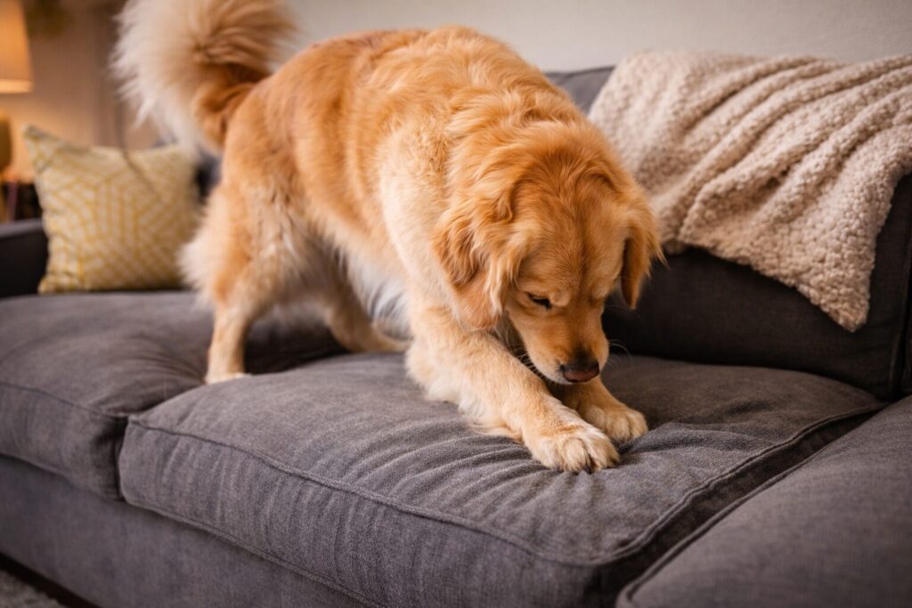 Arany-retriever-dorgolodik-a-kanapen-1024x683-1