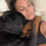 Szomorú rottweiler ölelése: egy videó, ami megindítja a szíveket